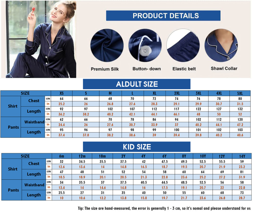 Size Pajamas